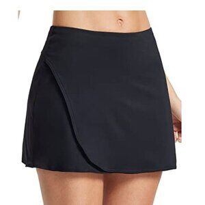 Women's 14" Tennis Skirts High Waisted Golf Skort Athletic Wrap Skirt